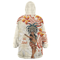 Heiva i Tahiti Wearable Blanket Hoodie Ori Tahitian Dance Tiare Maori