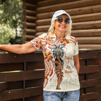 Heiva i Tahiti Women Polo Shirt Ori Tahitian Dance Tiare Maori