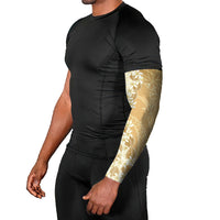 Heiva i Tahiti Arm Sleeves Tahitian Tiare Maori Cowrie Lei Brown