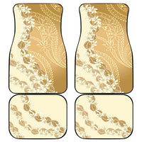 Heiva i Tahiti Car Mats Tahitian Tiare Maori Cowrie Lei Brown
