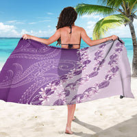 Heiva i Tahiti Sarong Tahitian Tiare Maori Cowrie Lei Purple LT14 - Polynesian Pride