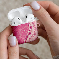 Heiva i Tahiti AirPods Case Tahitian Tiare Maori Cowrie Lei Pink