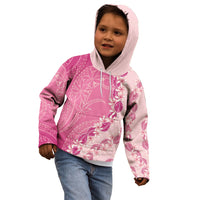Heiva i Tahiti Kid Hoodie Tahitian Tiare Maori Cowrie Lei Pink