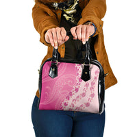 Heiva i Tahiti Shoulder Handbag Tahitian Tiare Maori Cowrie Lei Pink
