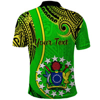 Custom 25 May Palmerston Island Gospel Day Polo Shirt Cook Islands Tribal Pattern LT14 - Polynesian Pride