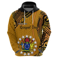 Custom 15 August Rakahanga Island Gospel Day Hoodie Cook Islands Tribal Pattern LT14 - Polynesian Pride