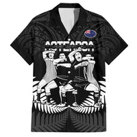 New Zealand Silver Fern Rugby Family Matching Tank Maxi Dress and Hawaiian Shirt Haka Dance With Aotearoa Maori Pattern