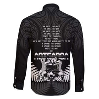 New Zealand Silver Fern Rugby Family Matching Tank Maxi Dress and Hawaiian Shirt Haka Dance With Aotearoa Maori Pattern