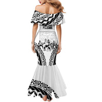 Fiji Tapa Rugby Family Matching Mermaid Dress and Hawaiian Shirt Cibi Dance With Fijian Pattern LT14 - Polynesian Pride