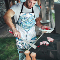 New Zealand Manta Ray Tattoo Apron Aotearoa Maori Haehae Paua Shell - Polynesian Pride