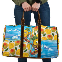 Aloha Hawaii Summer Travel Bag Hawaiian Lei Surfing Mango Palaka Motifs