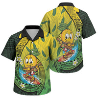 Hawaii Surfing Mango Family Matching Mermaid Dress and Hawaiian Shirt Manako Polynesian Fish Hook