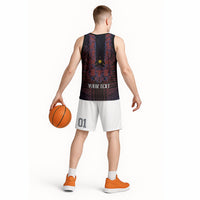 Filipino Barong Tagalog Inspired Personalised Basketball Jersey Mabuhay Philippines Festival Polynesian Pattern LT14 - Polynesian Pride
