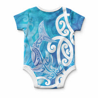Hammerhead Shark Tattoo New Zealand Baby Onesie Maori Galaxy Mangopare Pattern