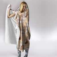 Khaki Palaka Hawaii Cowboy Hooded Blanket Puakenikeni Lei Paniolo Papale Seamless Vibes - Polynesian Pride