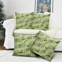 Lime Palaka Hawaii Cowboy Pillow Cover Puakenikeni Lei Paniolo Papale Seamless Vibes - Polynesian Pride