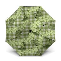 Lime Palaka Hawaii Cowboy Umbrella Puakenikeni Lei Paniolo Papale Seamless Vibes - Polynesian Pride