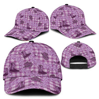 Purple Palaka Hawaii Cowboy Classic Cap Puakenikeni Lei Paniolo Papale Seamless Vibes - Polynesian Pride