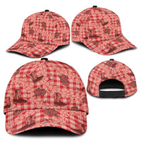 Red Palaka Hawaii Cowboy Classic Cap Puakenikeni Lei Paniolo Papale Seamless Vibes - Polynesian Pride