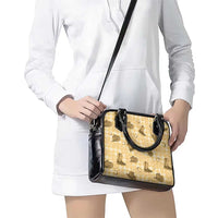 Yellow Palaka Hawaii Cowboy Shoulder Handbag Puakenikeni Lei Paniolo Papale Seamless Vibes - Polynesian Pride