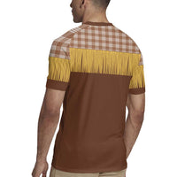 Aloha Hawaii Cowboy Custome Rugby Jersey Puakenikeni Lei Palaka Tassel Style - Polynesian Pride