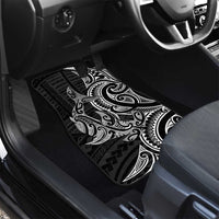 New Zealand Hammerhead Shark Car Mats Maori Haehae Mangopare Black - Polynesian Pride