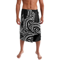 New Zealand Hammerhead Shark Lavalava Maori Haehae Mangopare Black - Polynesian Pride