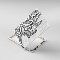 New Zealand Hammerhead Shark Canvas Wall Art Maori Haehae Mangopare White - Polynesian Pride