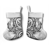 New Zealand Hammerhead Shark Christmas Stocking Maori Haehae Mangopare White - Polynesian Pride