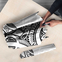 New Zealand Hammerhead Shark Umbrella Maori Haehae Mangopare White - Polynesian Pride