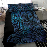 New Zealand Hammerhead Shark Bedding Set Maori Haehae Mangopare Galaxy - Polynesian Pride