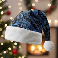 New Zealand Hammerhead Shark Christmas Santa Hat Maori Haehae Mangopare Galaxy - Polynesian Pride