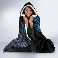 New Zealand Hammerhead Shark Hooded Blanket Maori Haehae Mangopare Galaxy - Polynesian Pride
