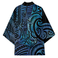New Zealand Hammerhead Shark Kimono Maori Haehae Mangopare Galaxy - Polynesian Pride