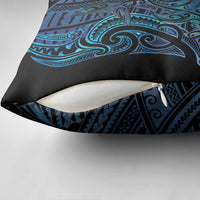 New Zealand Hammerhead Shark Pillow Cover Maori Haehae Mangopare Galaxy - Polynesian Pride