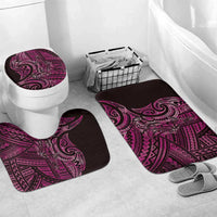 New Zealand Hammerhead Shark Bathroom Set Maori Haehae Mangopare Pink - Polynesian Pride
