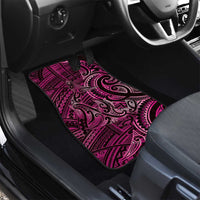 New Zealand Hammerhead Shark Car Mats Maori Haehae Mangopare Pink - Polynesian Pride