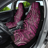 New Zealand Hammerhead Shark Car Seat Cover Maori Haehae Mangopare Pink - Polynesian Pride