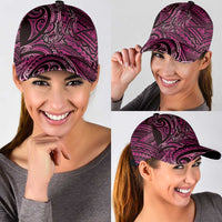 New Zealand Hammerhead Shark Classic Cap Maori Haehae Mangopare Pink - Polynesian Pride