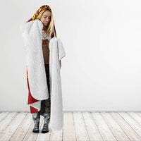 Personalised Fiji Rotuma Hooded Blanket Fijian Tapa Pattern LT14 - Polynesian Pride