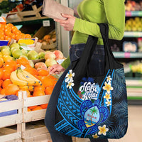 Hafa Adai Guam Grocery Bag Guahan Sea Turtle Tropical Style