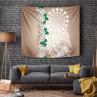 Cook Islands Tiare Maori With Conch Shell Tapestry 2025 Pasifika Polynesian Tattoo