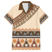 Bula Fiji Family Matching Puletasi and Hawaiian Shirt 2025 Pasifika Traditional Fijian Masi