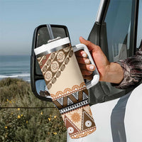 Bula Fiji Tumbler With Handle 2025 Pasifika Traditional Fijian Masi