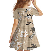 Bula Fiji Iri Buli Family Matching Puletasi and Hawaiian Shirt Woven Fan With Fijian Tapa