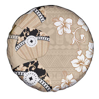 Bula Fiji Iri Buli Spare Tire Cover Woven Fan With Fijian Tapa
