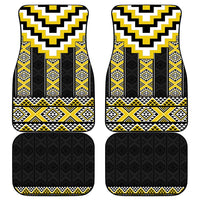 Yellow Taniko Aotearoa Car Mats Niho Taniwha Mix Poutama