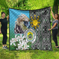 Cotabato Philippines Province Quilt Filipino Eagle Sampaguita Tinalak Pattern