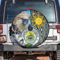Cotabato Philippines Province Spare Tire Cover Filipino Eagle Sampaguita Tinalak Pattern