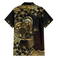 Frangipani Festival Rabaul Hawaiian Shirt PNG Tribal Baining Mask Tattoo - Polynesian Pride